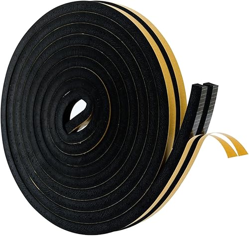 Burlete de espuma de alta densidad para sellar puerta, rollo de cinta aislante para marco de puerta, ventana, aire acondicionado  Burlete de sellado