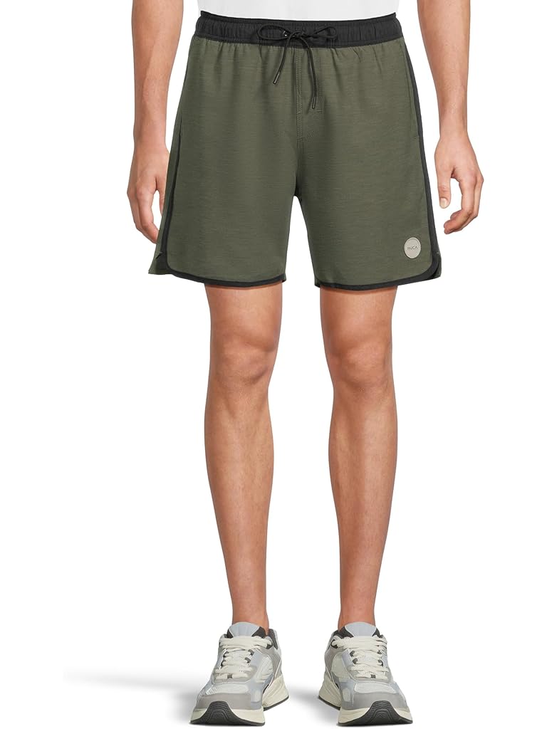 Green RVCA Yogger Hybrid 17 Shorts