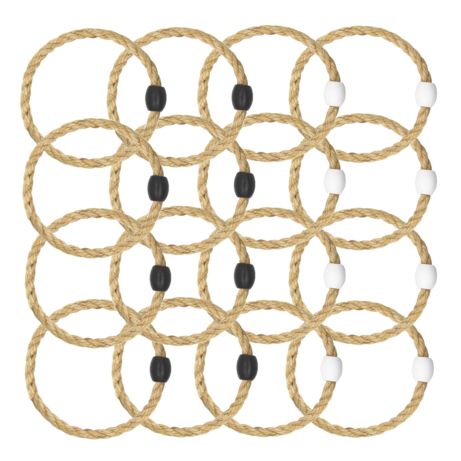 Outdoor Lawn Game Rings 20-Pack Multicolor Sisal Rope Rings ...
