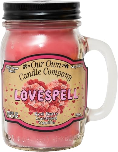 Miniatura 30 de Nuestra propia empresa de velas Candela aromática de calabaza y especias en tarro Mason de 13 onzas