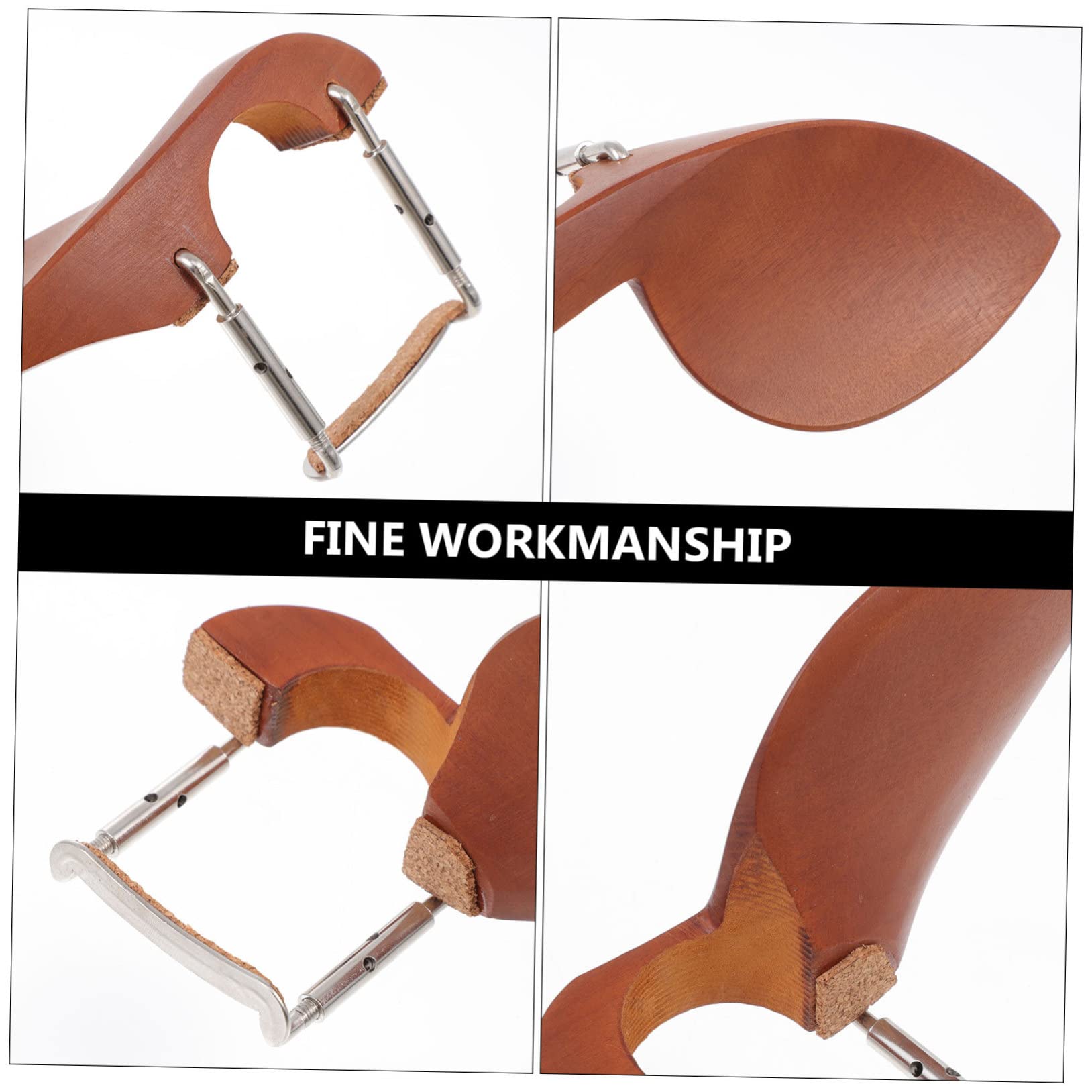 HANABASS 1Set Chin Rest for Violin Durable Jujube Wood Accessory Enhances Stability and Comfort for Violin Players