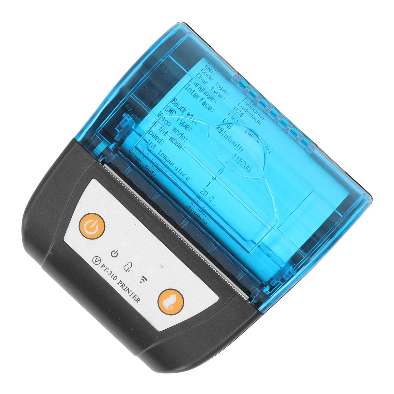 Przenośna Drukarka Paragonów Bluetooth 80mm Drukarka Etykiet Bezprzewodowa Drukarka Termiczna Wbudowana Bateria do Biura Podróży w Domu