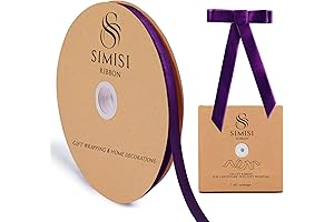 Violet Velvet Ribbon Embellishment for Christmas Decor and Beyond