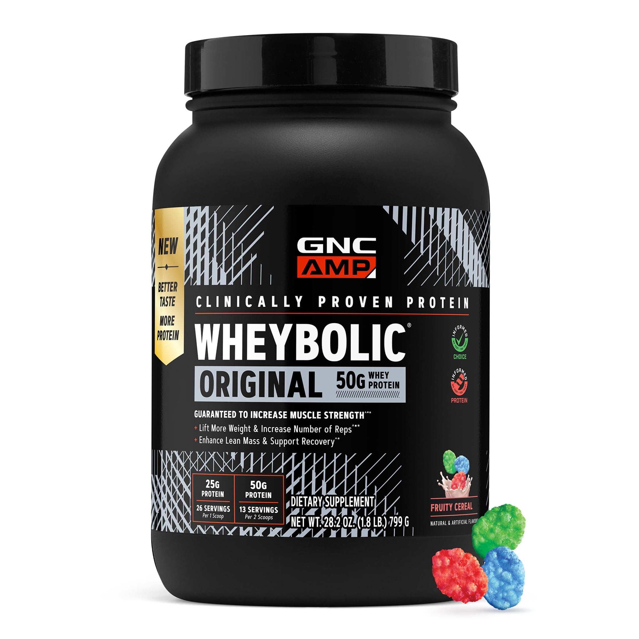 GNC AMP New Wheybolic, Classic Vanilla, 28 oz, 13 Servings — Amazon image 9