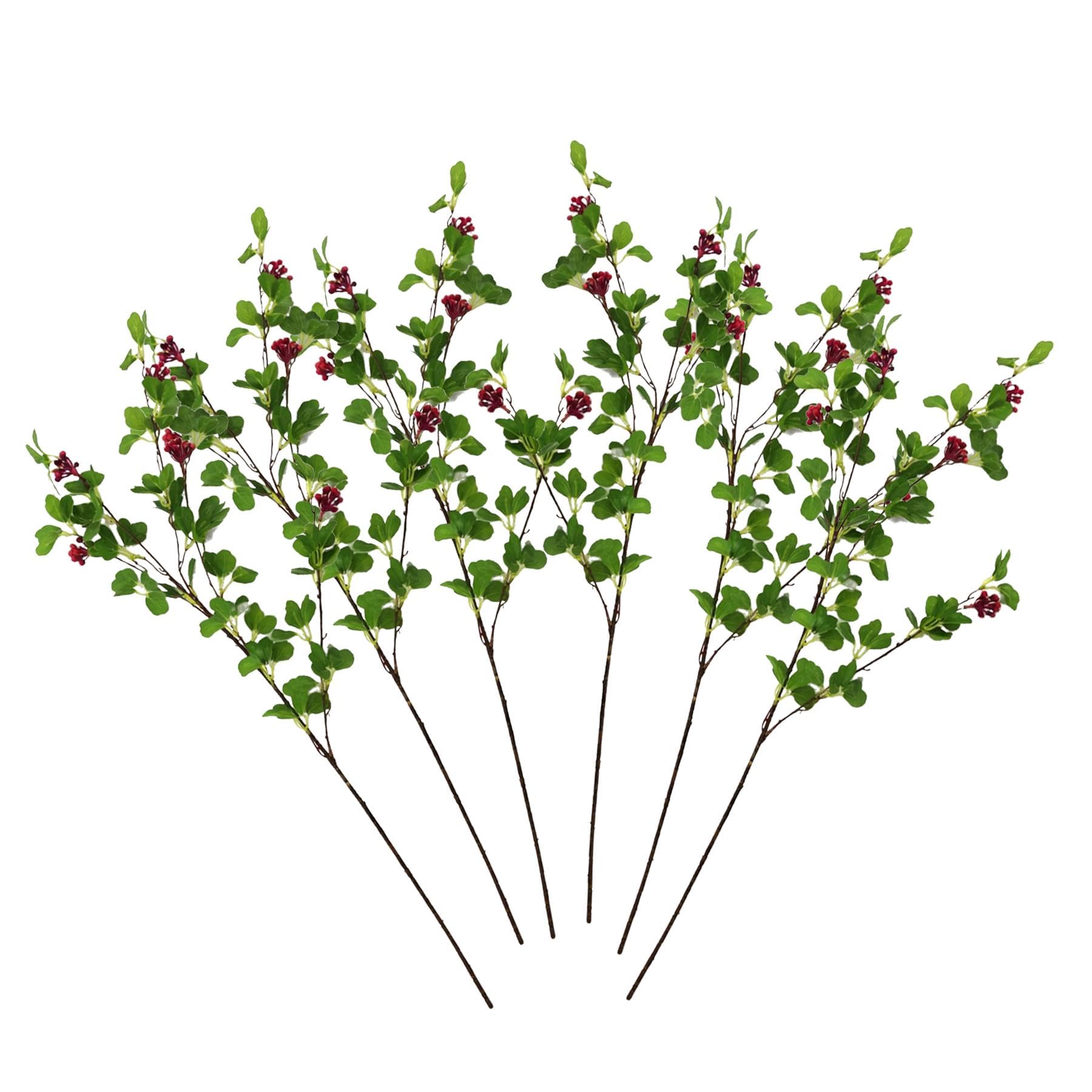 Multipack 90cm Artificial Berry Foliage Spray Stem