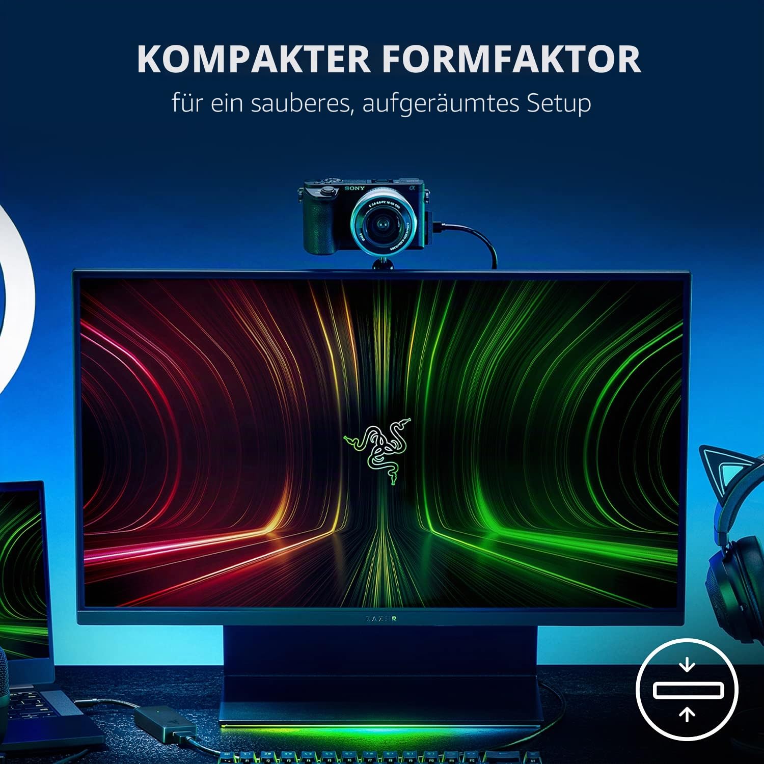 Razer Ripsaw X - USB-Aufzeichnungskarte mit 4K-Kamera-Anschluss für Streaming in 4K @ 30 FPS (HDMI 2.0, USB 3.0, Plug + Play) Schwarz