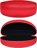 Vista 7 de Estuche de Gafas de Cuero PU de Capa Dura, Estuche Portátil para Gafas de Viaje para Hombres, Mujeres y Niñas para Viaje, Estudio, Trabajo