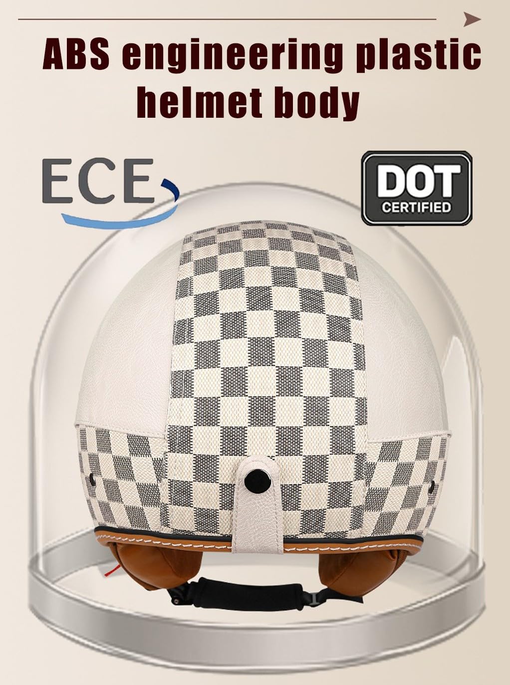 Motorradhelm mit Bluetooth DOTECE-Zertifizierter Motorrad Jethelme Integrierter Bluetooth-Helm mit Anti-Fog-Doppelspiegel Herren Damen Erwachsener Rollerhelm Antikollisions-Helm