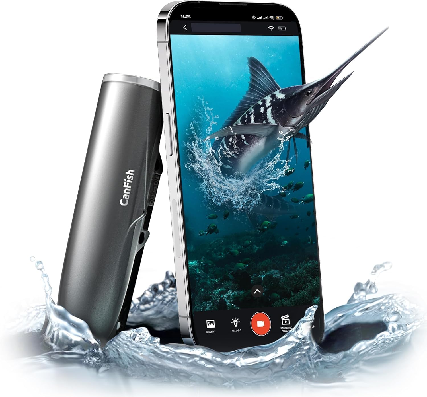 Geneinno CanFish CamX 1080HD 200m Underwater Fishing Camera