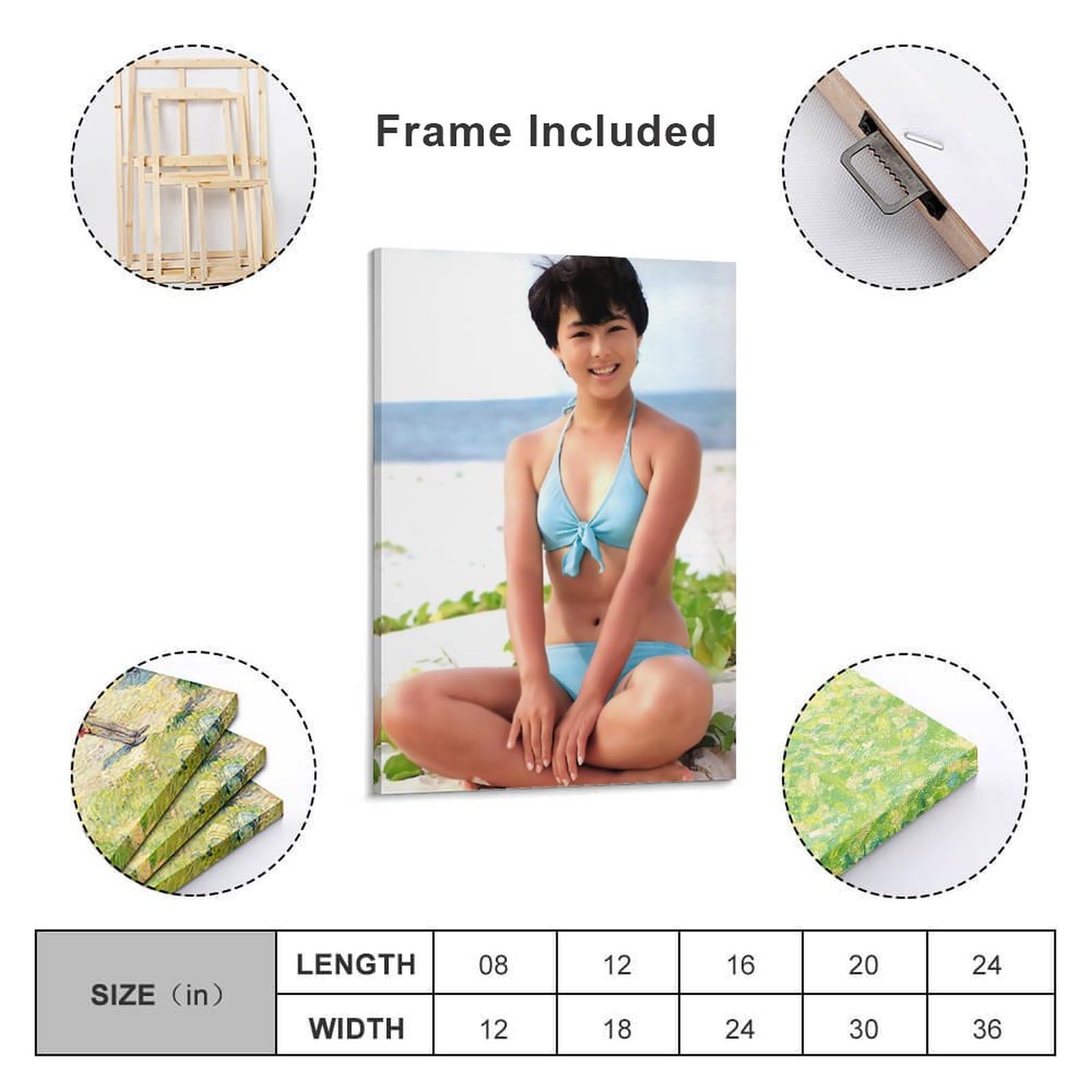 Amazon.co.jp: 井森美幸 女優 若い頃 レトロ 水着2 ポスター アート