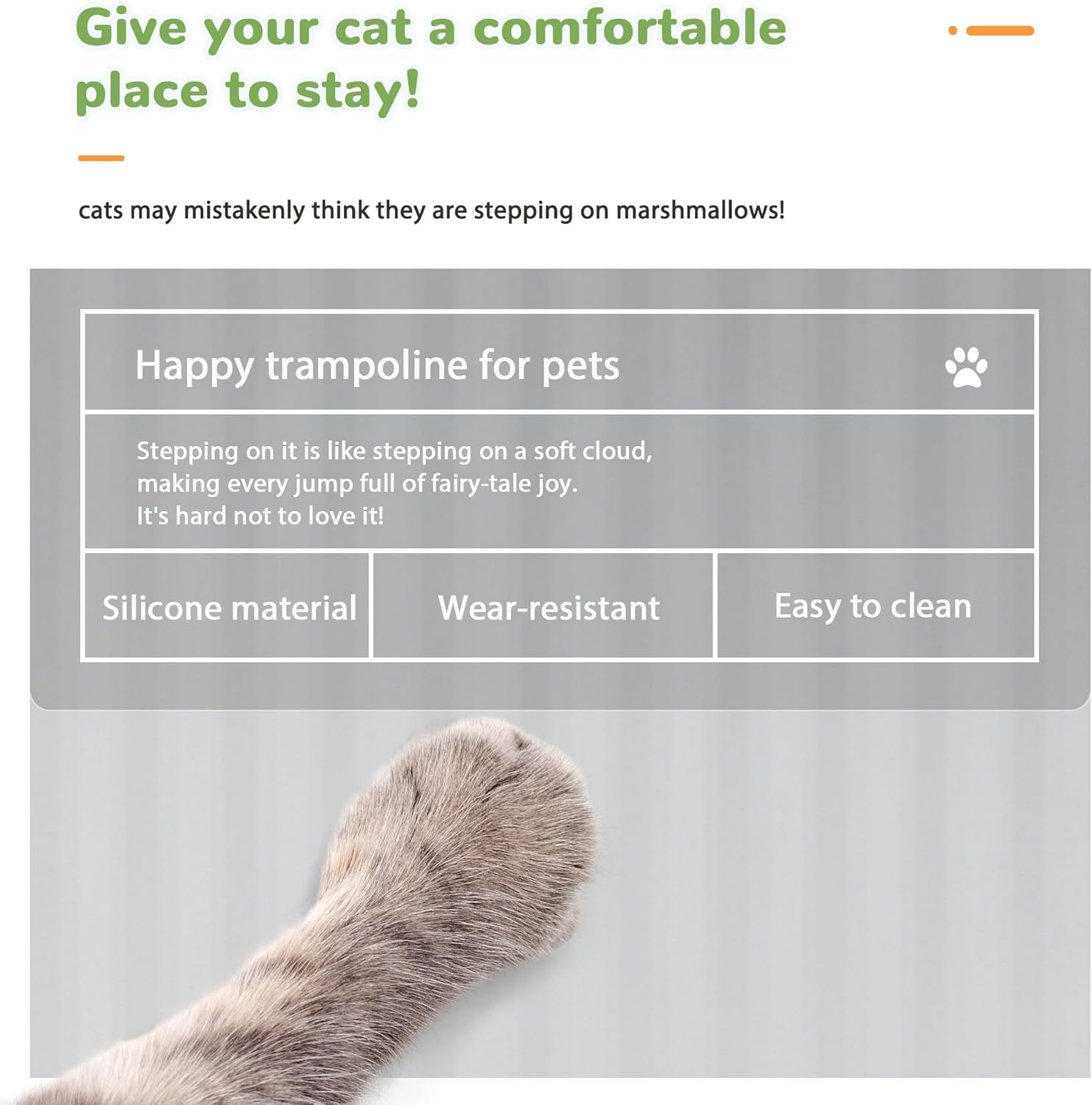 Li&Zhao Dog Food Mat - Wave Cat Food Mat Pet Food Mat Dog Bowl Mat Waterproof Pet Mats for Food and Water for Floors Waterproof(Gray) - Image 6