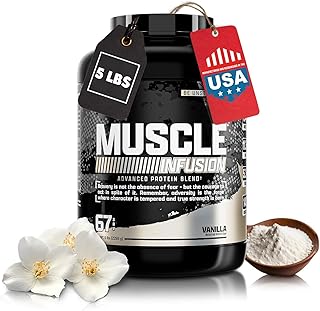 Nutrex Research, Polvo de proteína de suero de vainilla | Envase de 5 libras de proteína aislada | con EAA y Hi BCAA para ganancia muscular | Constructor muscular para hombres y mujeres | Nutrición deportiva | Sabor y textura delicioso