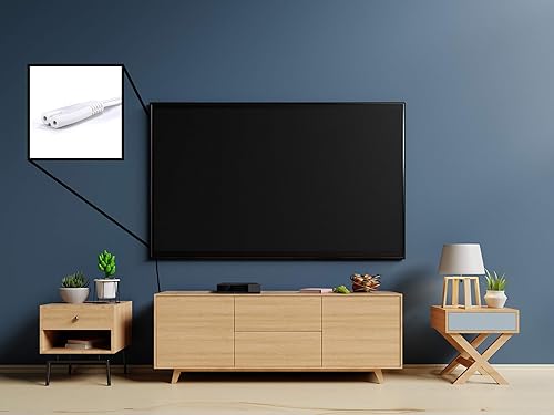 Miniatura 7 de Figura 8 Cable de alimentación (2 puntas) con núcleo de alambre de cobre, no polarizado para satélite, CATV, sistemas de juego y más - NEMA 1-15P a