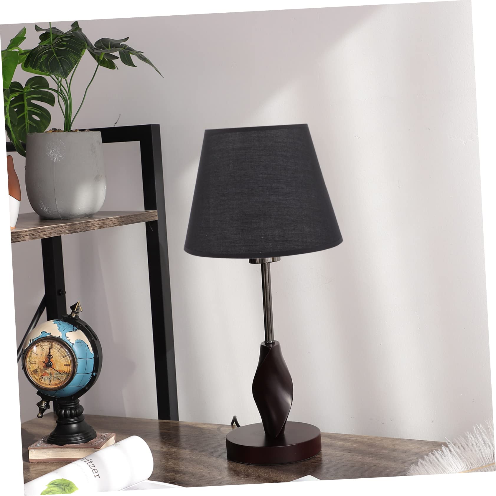 Tischlampenschirm Stoff Runder Lampenschirm für Nachttisch und Stehlampe Elegantes Design für Schlafzimmer Wohnzimmer und Esszimmer