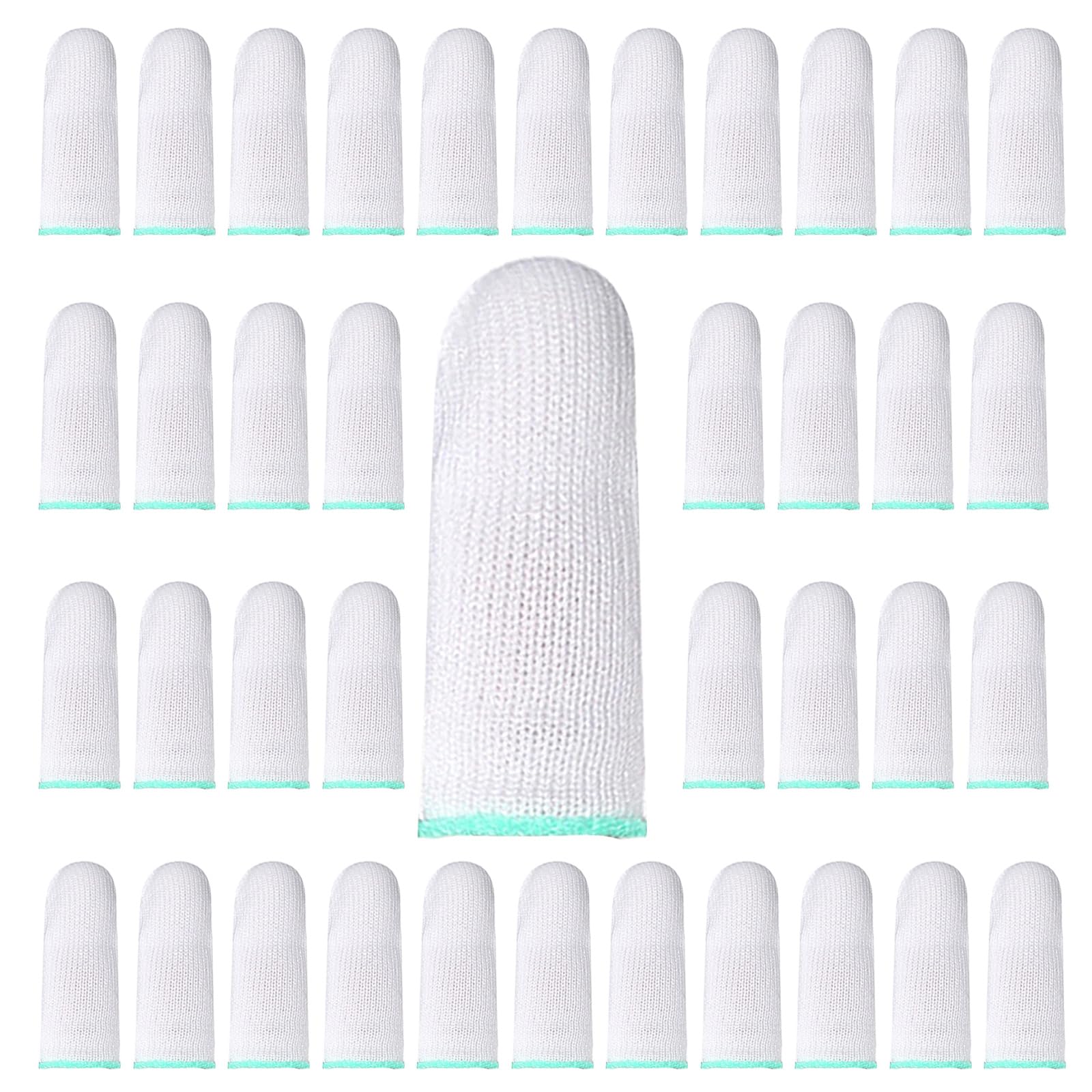 Thin Nylon Finger Protectors Reinforced Weaving Technology Odorless Construction Ergonomic Shape Suitable for Laboratory Mechanics Finger Guards