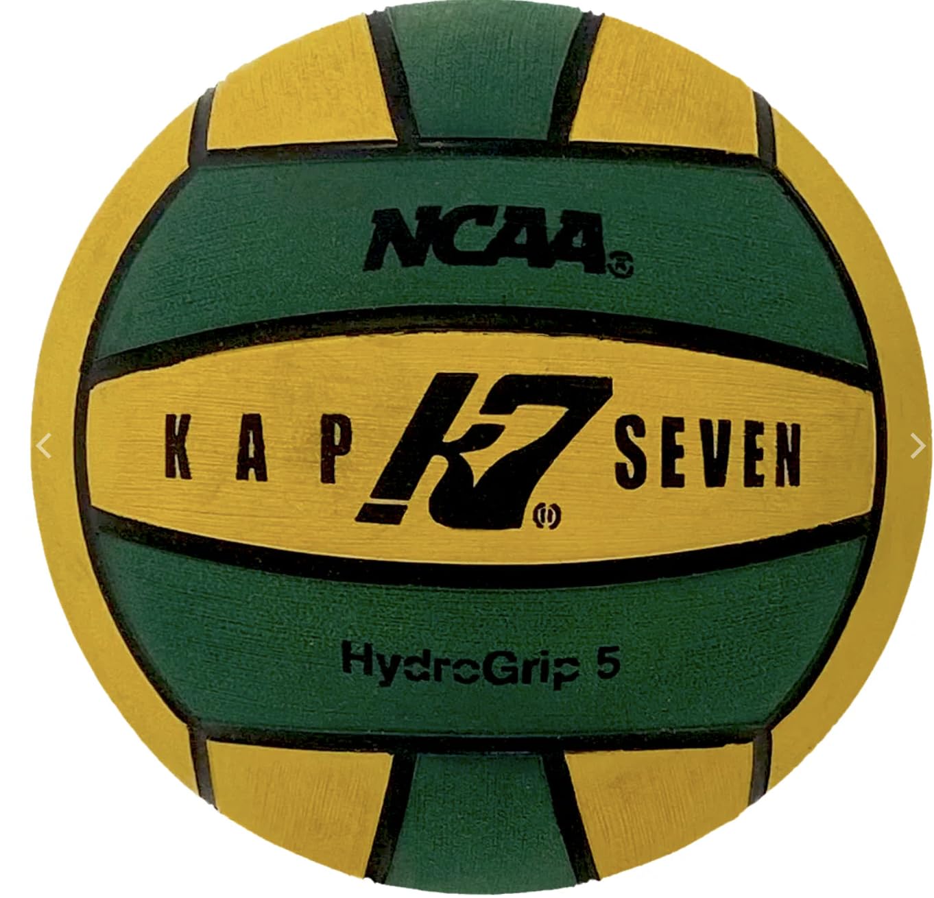 KAP K7 SEVEN KAP7 Hydrogrip Wasserballball, Grün/Gelb, Größe 5