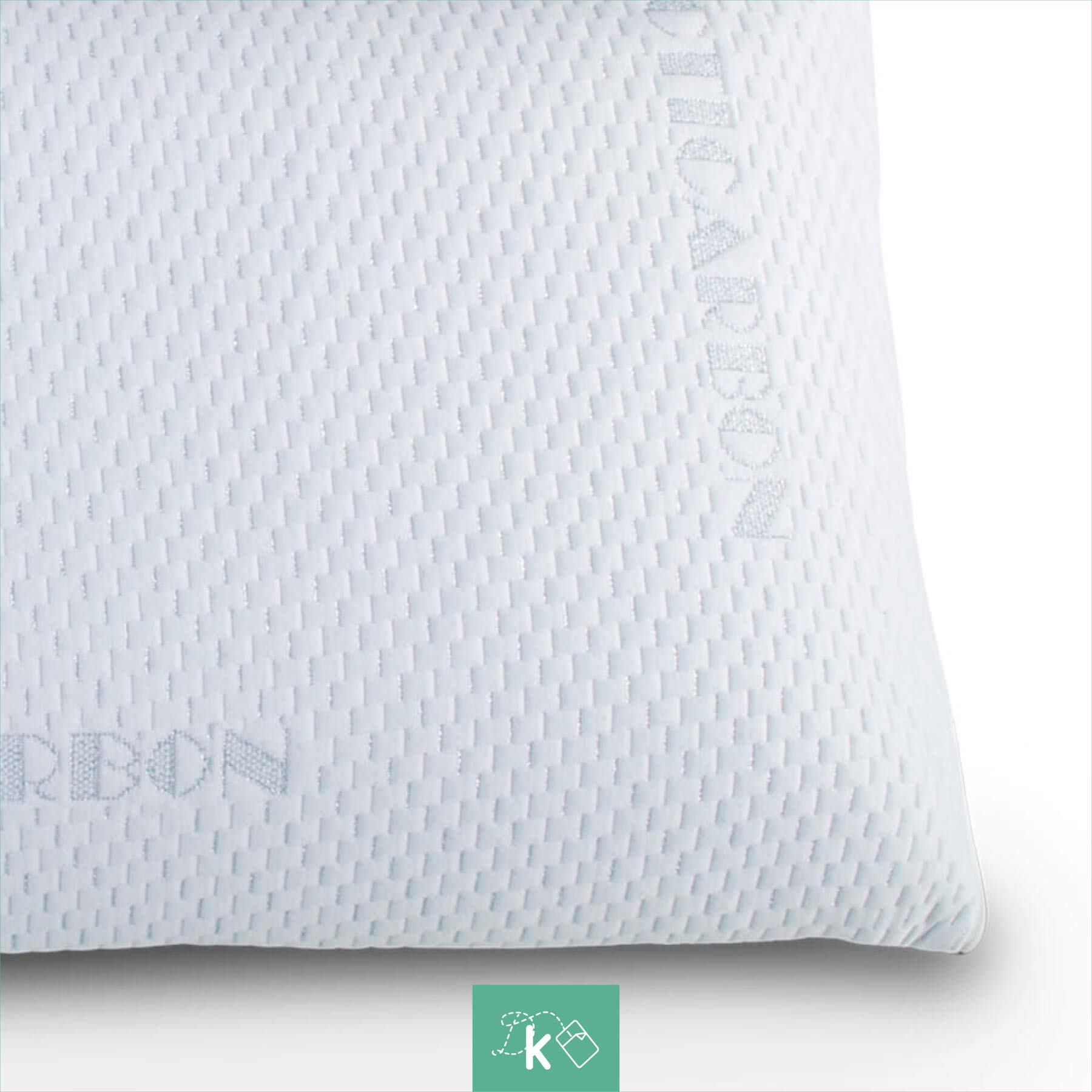 Dreaming Kamahaus Almohada viscoelástica Carbono Activo 105cm | Núcleo indeformable | Hilo de Plata | Microperforada | Antiestrés | Funda con 2 Caras Invierno/Verano |
