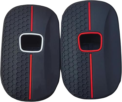 Miniatura 2 de 2 fundas de silicona para llavero inteligente de 5 botones para Honda Accord Civic Pilot HR-V CR-V Sport SI EX EX-L Touring 2022 2023 2024 2025