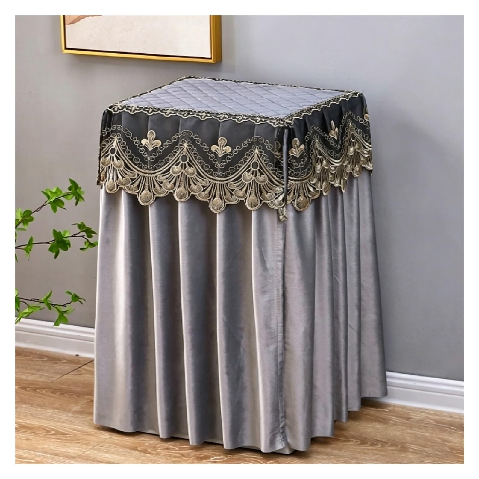 Chzdpp Grey Washable Safe Dust Cover For Dust Protection, Customised 6 Color Safe Cover Disguise, Full-Coverage Cabinet Covers For Long Term Storage Protection(,40X36x60cm/16 X14 X24)