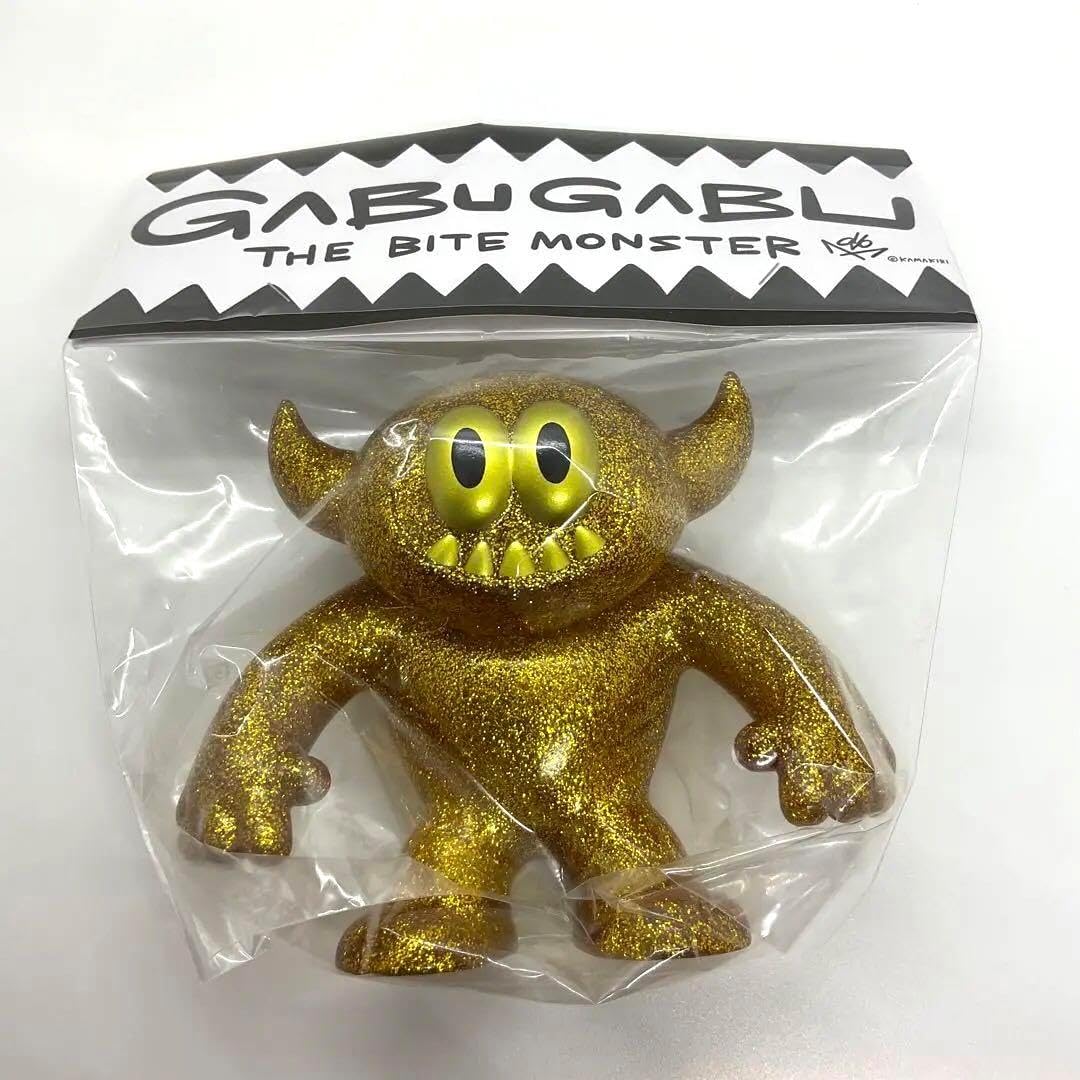 Gabulien ガブリアン　gabugabu ガブガブ ゴールド　ソフビ GABUGABU THE BITE MONSTER ゴールド ガブガブ ソフビ