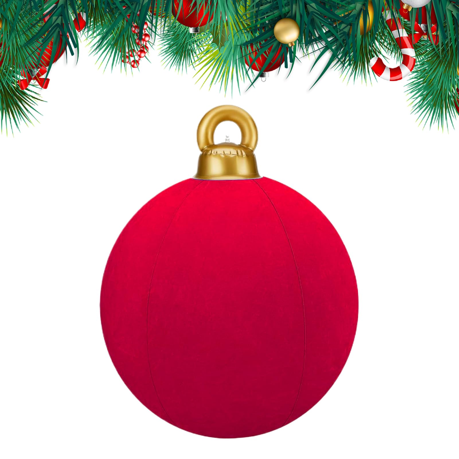 Décorations de Noël géantes gonflables de 60 cm pour maison bureau et grand jardin