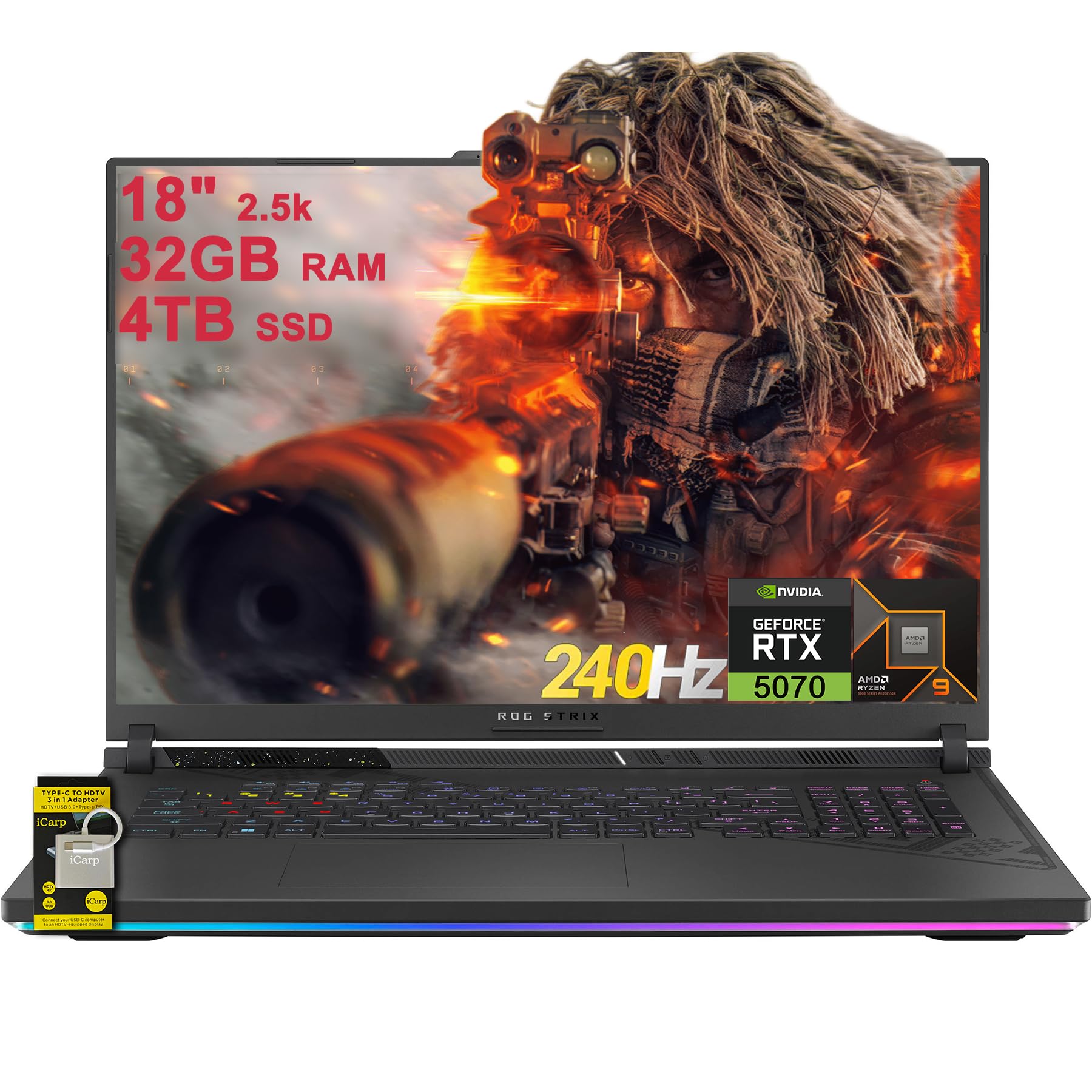 Amazon.co.jp: ASUS ROG Strix G18 G814 ゲーミングノートパソコン 18