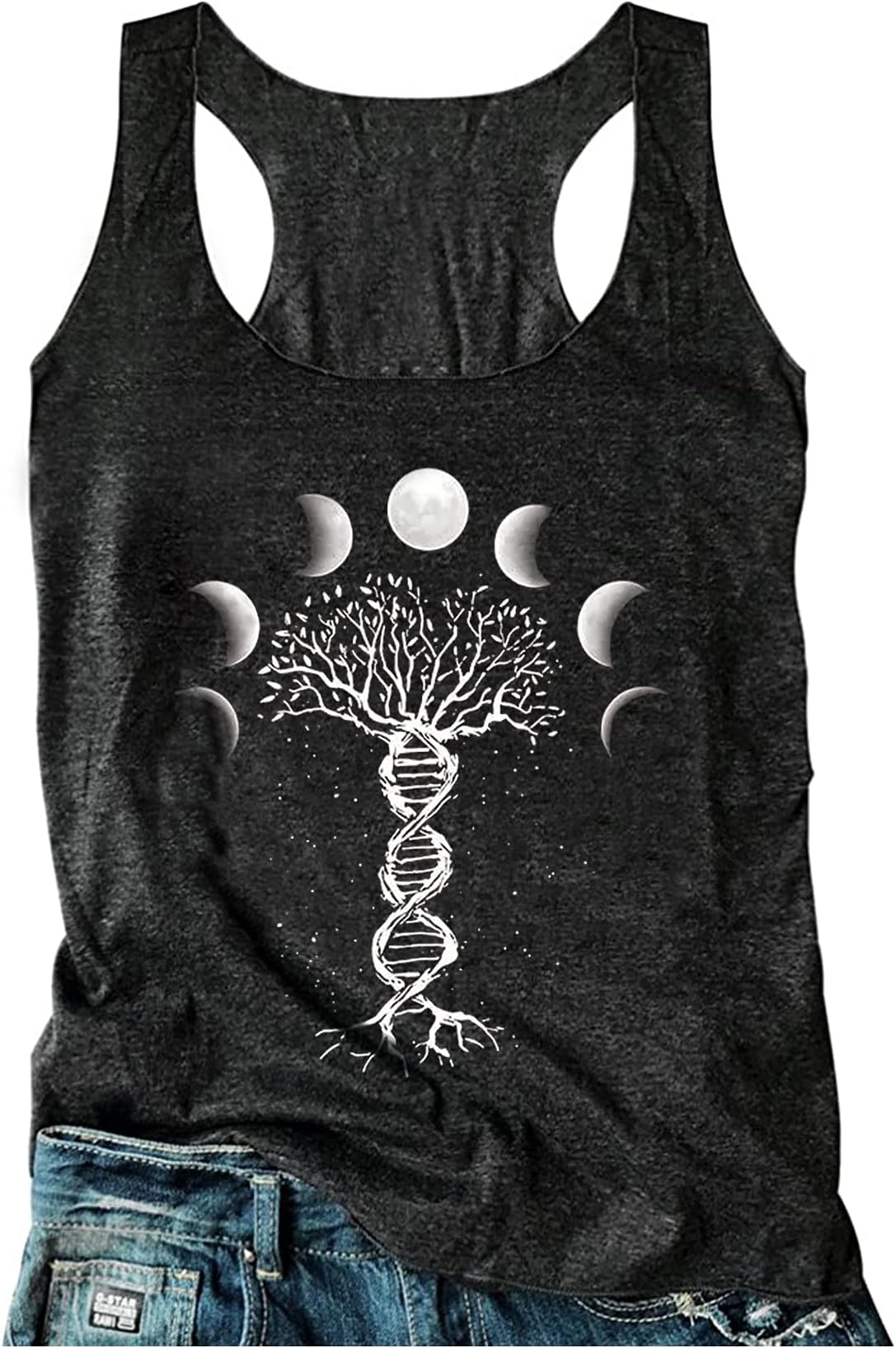 Tank Tops for Women Summer Sleeveless Yoga Shirts Vintage Graphic Tops Casual Basic Vacation Tanks Running Cami T Shirts