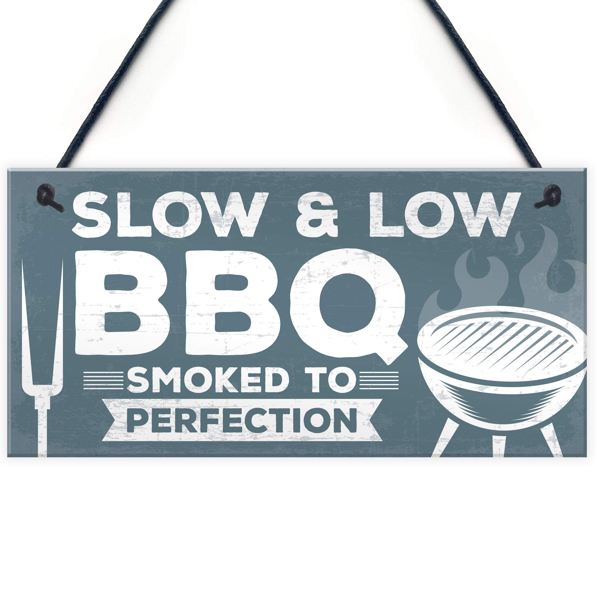 Red Ocean Novelty Bbq Sign For Garden Bbq Area Sign Garden Shed Plaque Gifts For Men Keepsake from B&Q
