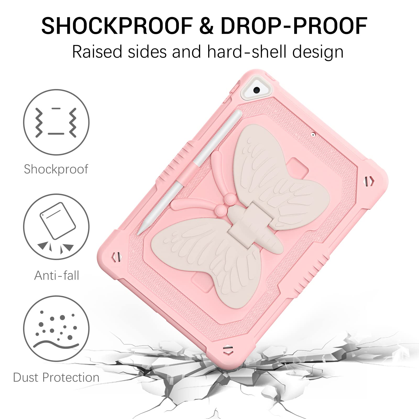 Funda Para IPad Para Niños, Funda Ristente Para IPad Pro: 9,7, 10,5, 10,2