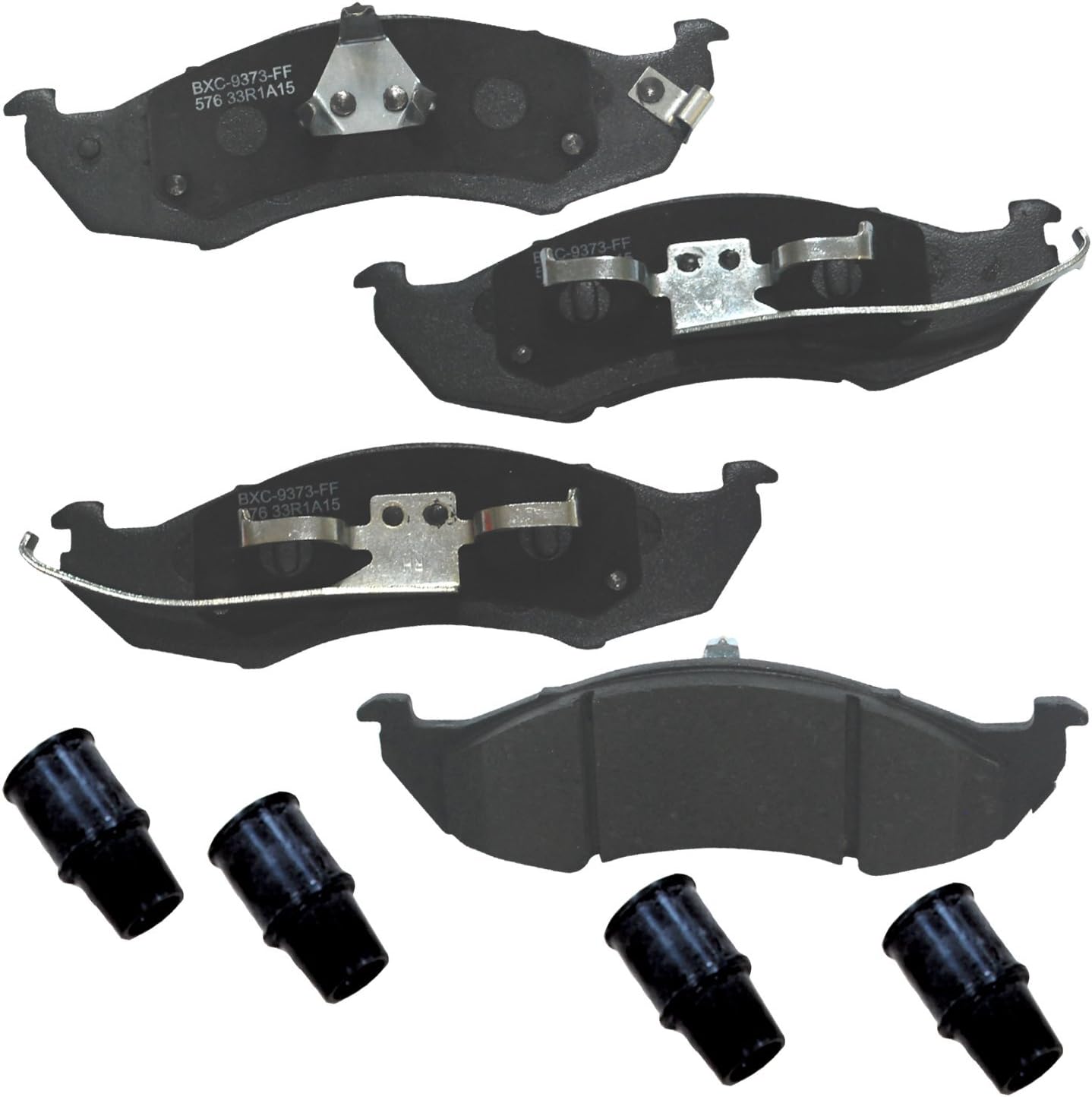 Bendix Premium SBC576 Ceramic Front Brake Pads for Mercury Villager 2002-1993, Nissan Quest 2002-1993