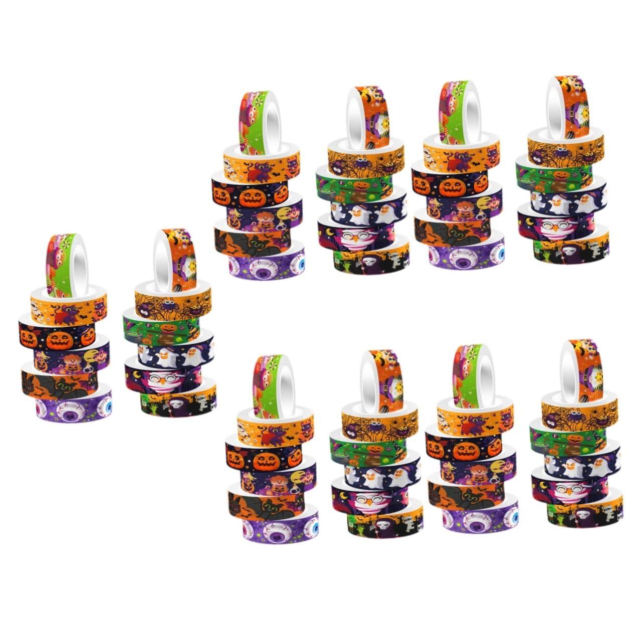 Lurrose 5 Set Di Nastri Decorativi Per Halloween Carini Di Nastro Washi Per Scrapbooking Nastro Decorativo Per Festival 10 Modelli 12 * 5