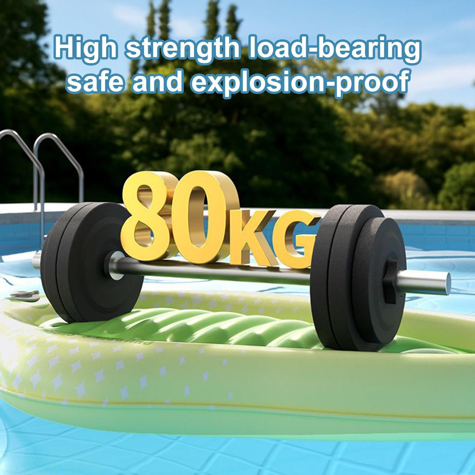 Planches De Bodyboard Gonflables Jouet de bain ergonomique | Planche De Surf Gonflable Avec Poignées pour Garçons Filles Plage Jardin Extérieur Bronzage Parc Lac Été Arrière-cour Sol