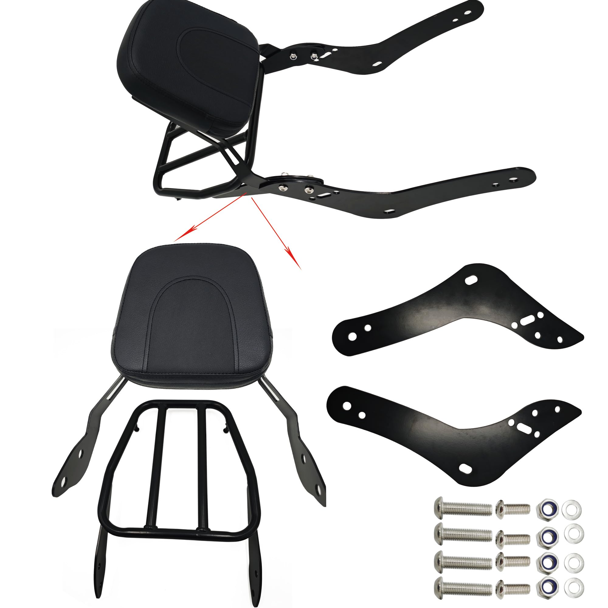 Amazon | Yoothi 互換品 ホンダ バイク シーシーバー ラゲッジラック 