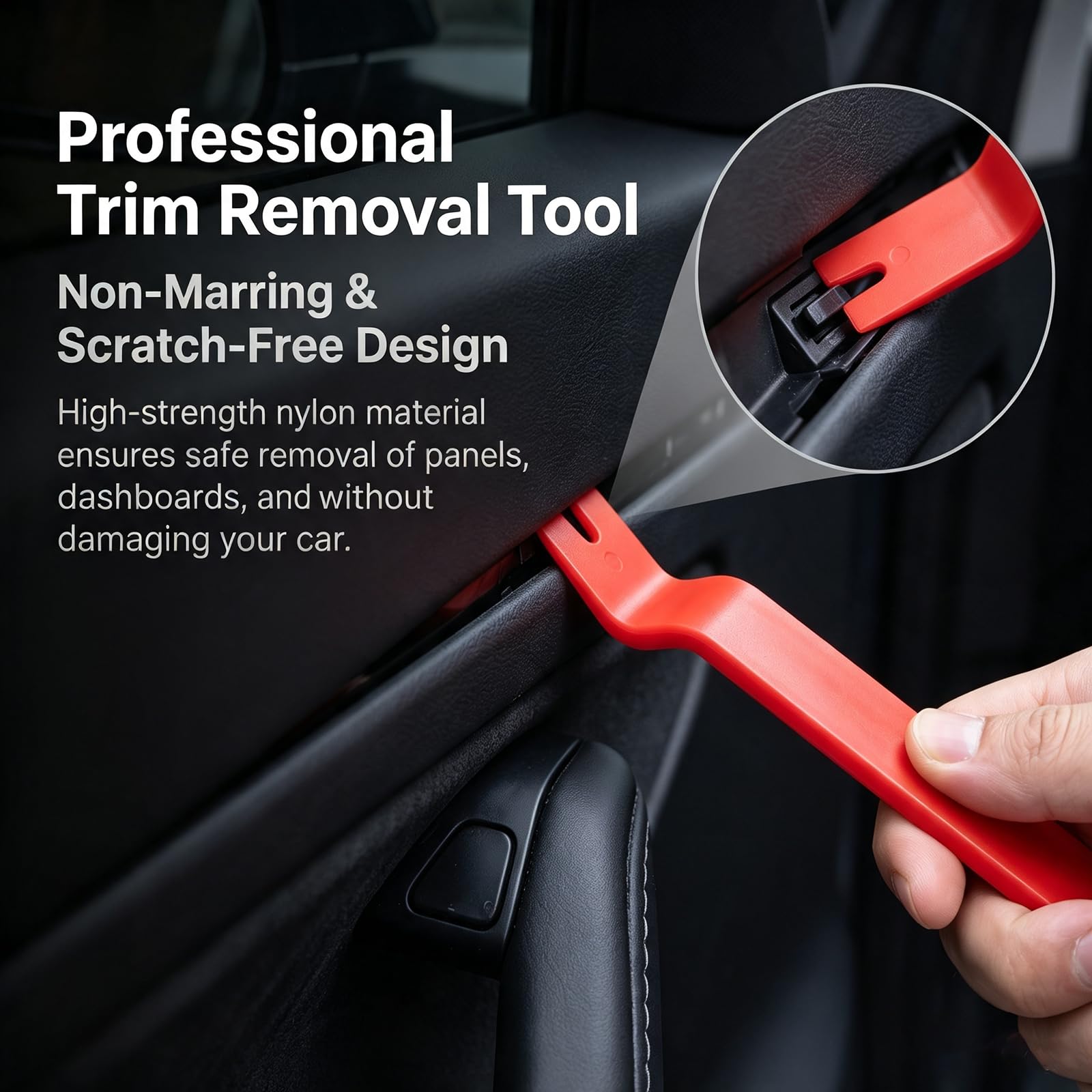 Car Trim Removal Kit - 100 Clips & Pliers -5