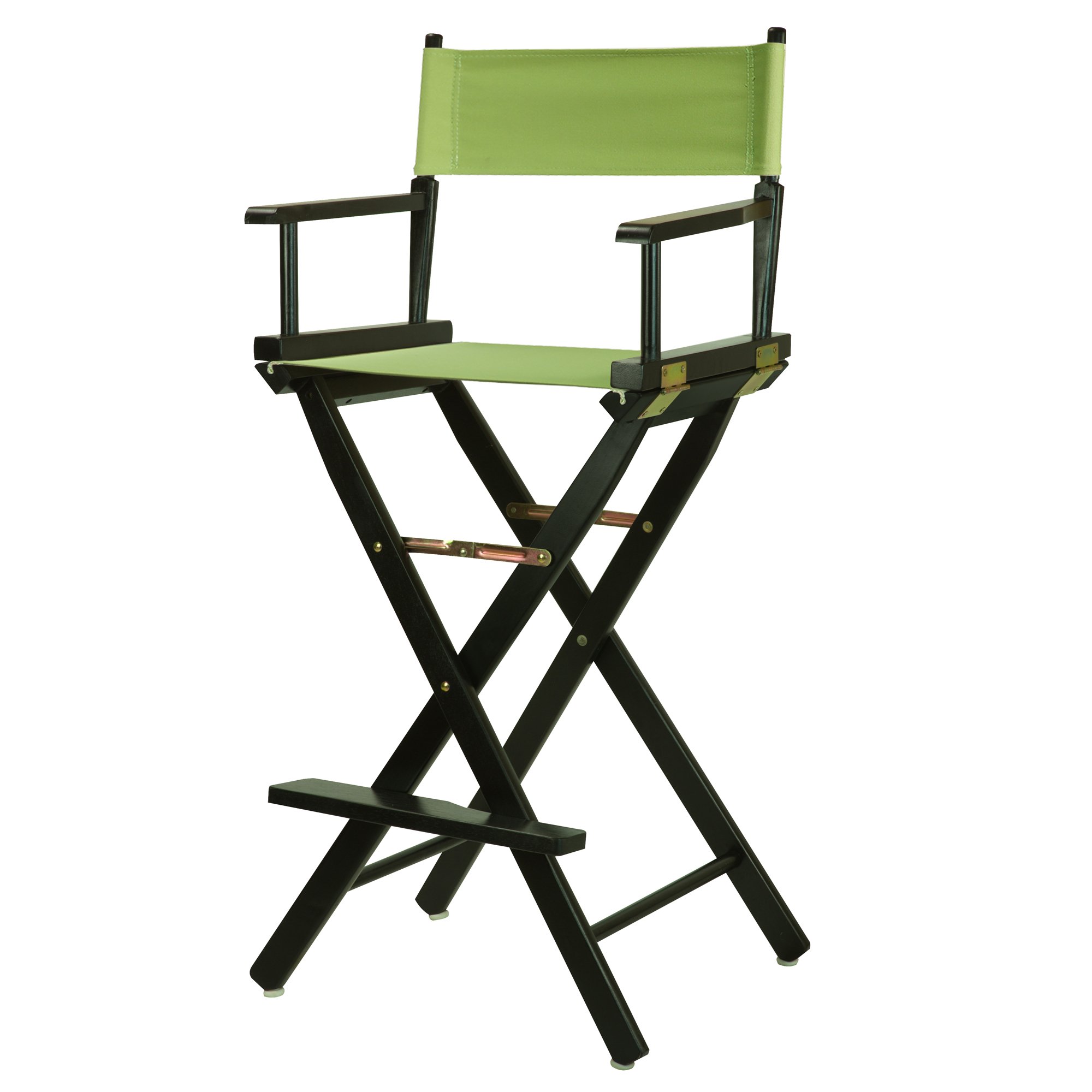 Casual Home Director Chair, Beech, Lime Green, 30"-Bar Height