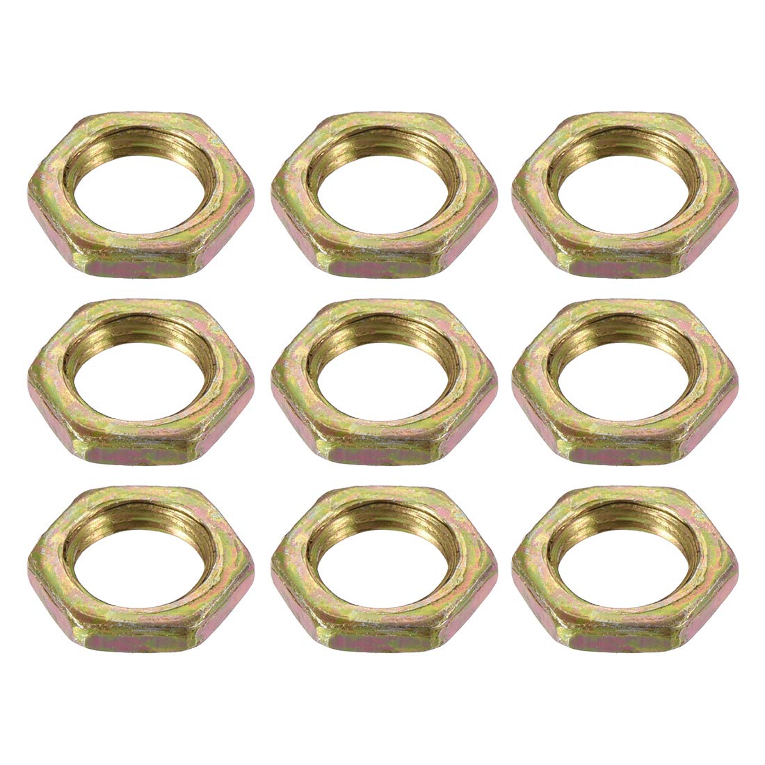 uxcell M7 Thread Dia 304 Stainless Steel Metric Hex Nut Screw Cap Fastener 50pcs