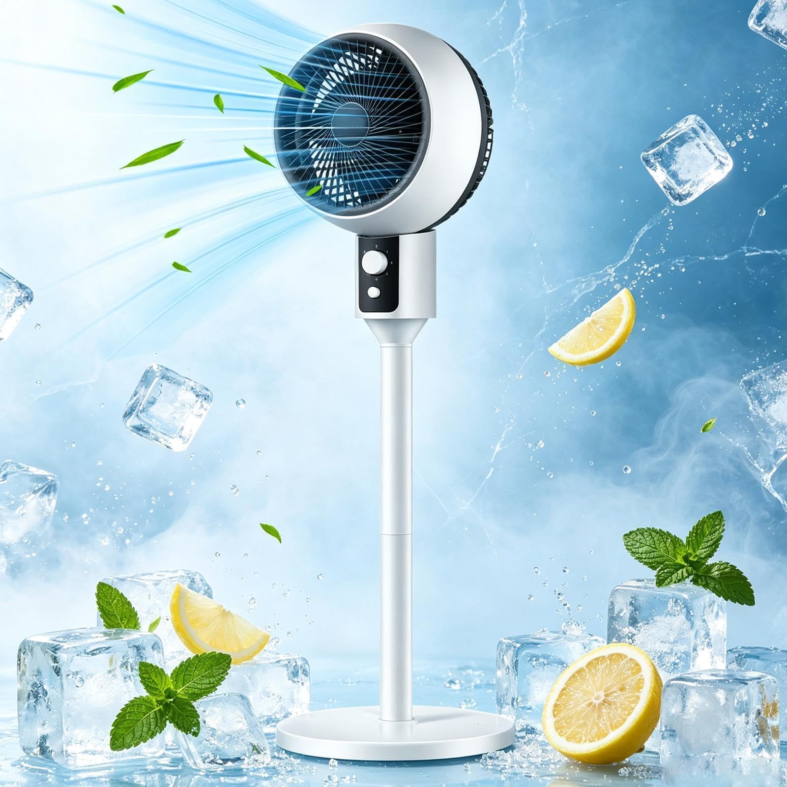 Ventilador De Habitación 3 velocidades con flujo de aire silencioso y torre | Ventilador Pedestal para dormitorio, habitación, hogar, garaje, oficina, patio, tienda, residencia, baño