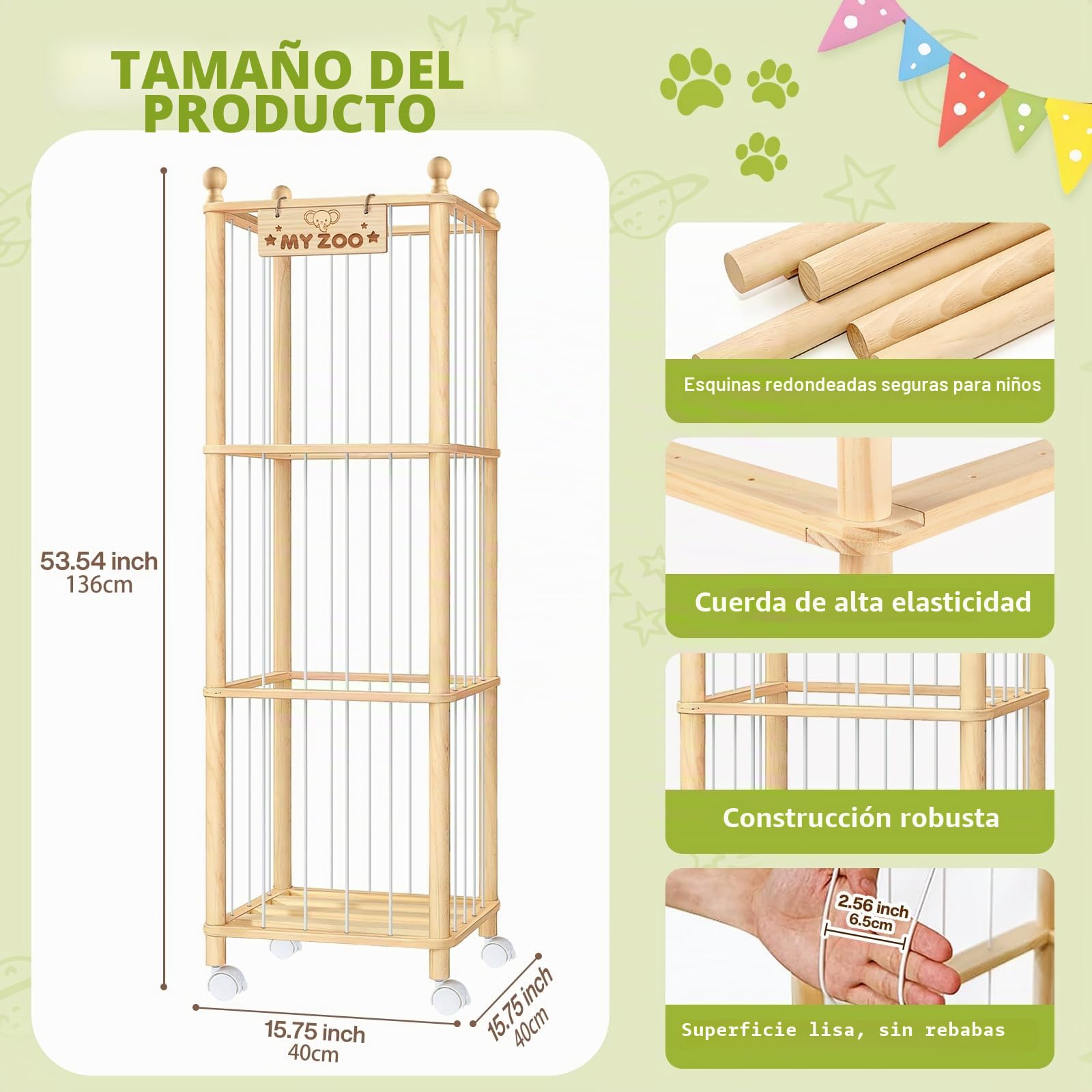Organizador de Peluches, Estante de Almacenamiento de 𝐉𝐮𝐠𝐮𝐞𝐭𝐞𝐬 𝐈𝐧𝐟𝐚𝐧𝐭𝐢𝐥 de Gran Capacidad para 𝐍𝐢ñ𝐨𝐬, Habitación, 𝐒𝐚𝐥𝐚 𝐝𝐞 𝐣𝐮𝐞𝐠𝐨, Dormitorio, Sala de Estar (136x40x40 cm)