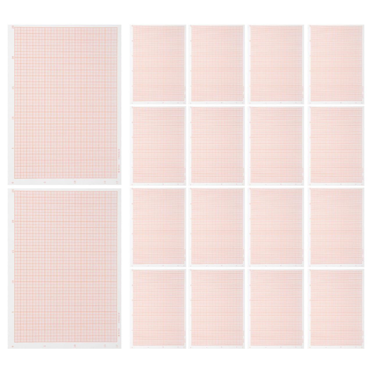 Papel para Coordenadas Rosa para resolver trazos precisos en tus tareas 8