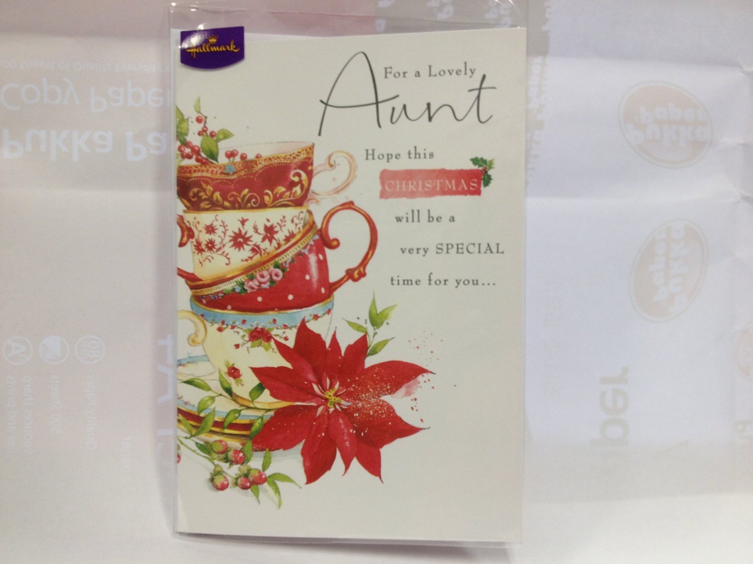 Shop Inc Lovely Aunt At Christmas, Christmas Greetings Card