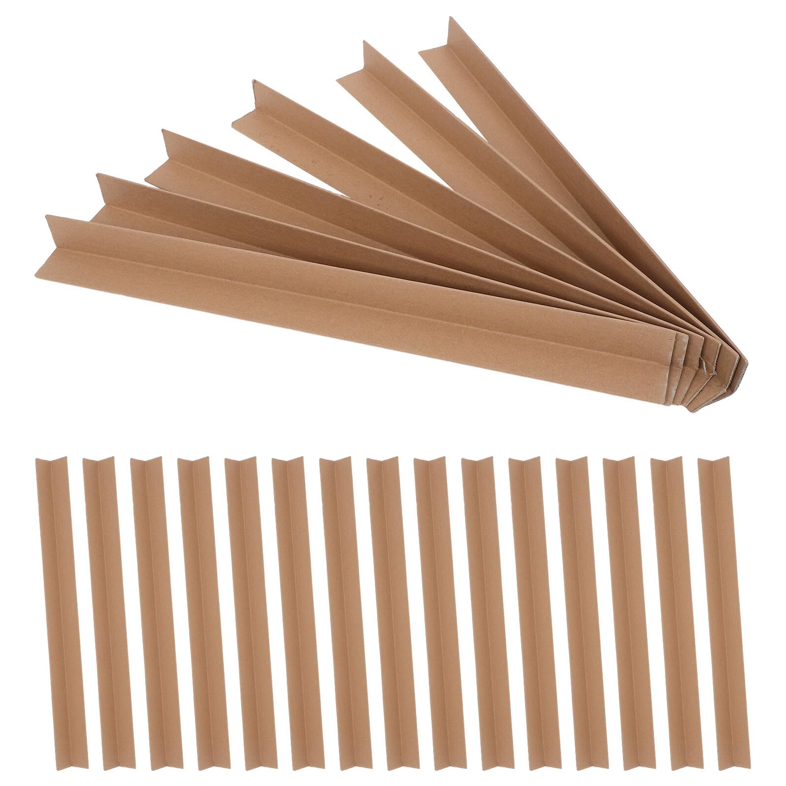 YARNOW Protections D'angle en Papier pour Emballage Colis Carton, 20 Pièces, Installation Rapide, Protection du Contenu Lors du Déménagement et E-commerce