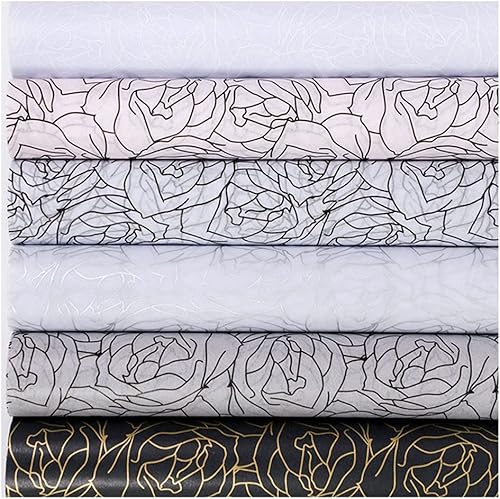 Miniatura 4 de Hojas de papel de regalo de seda rosa, materiales de embalaje de flores, suministros de floristería, zapatos, ropa, papel de embalaje, manualidades,