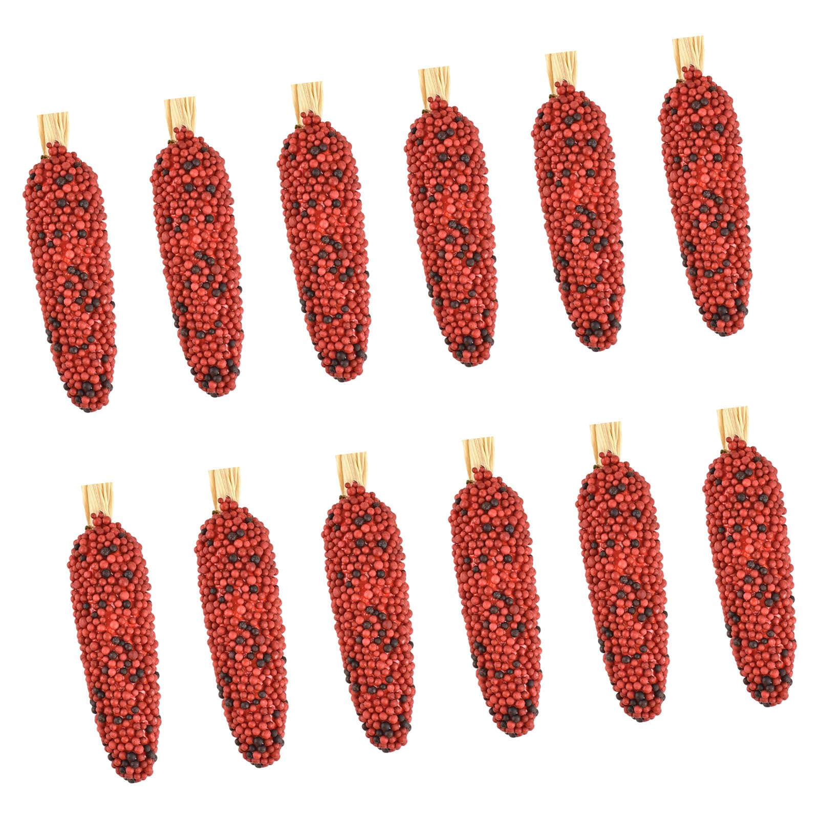 Tsophreniq 12X Realistic Spume Corn Ornamentation Fall Harvest Display Factors for Home Formatting and Photo Stalks Spume Vegetable Home Deck