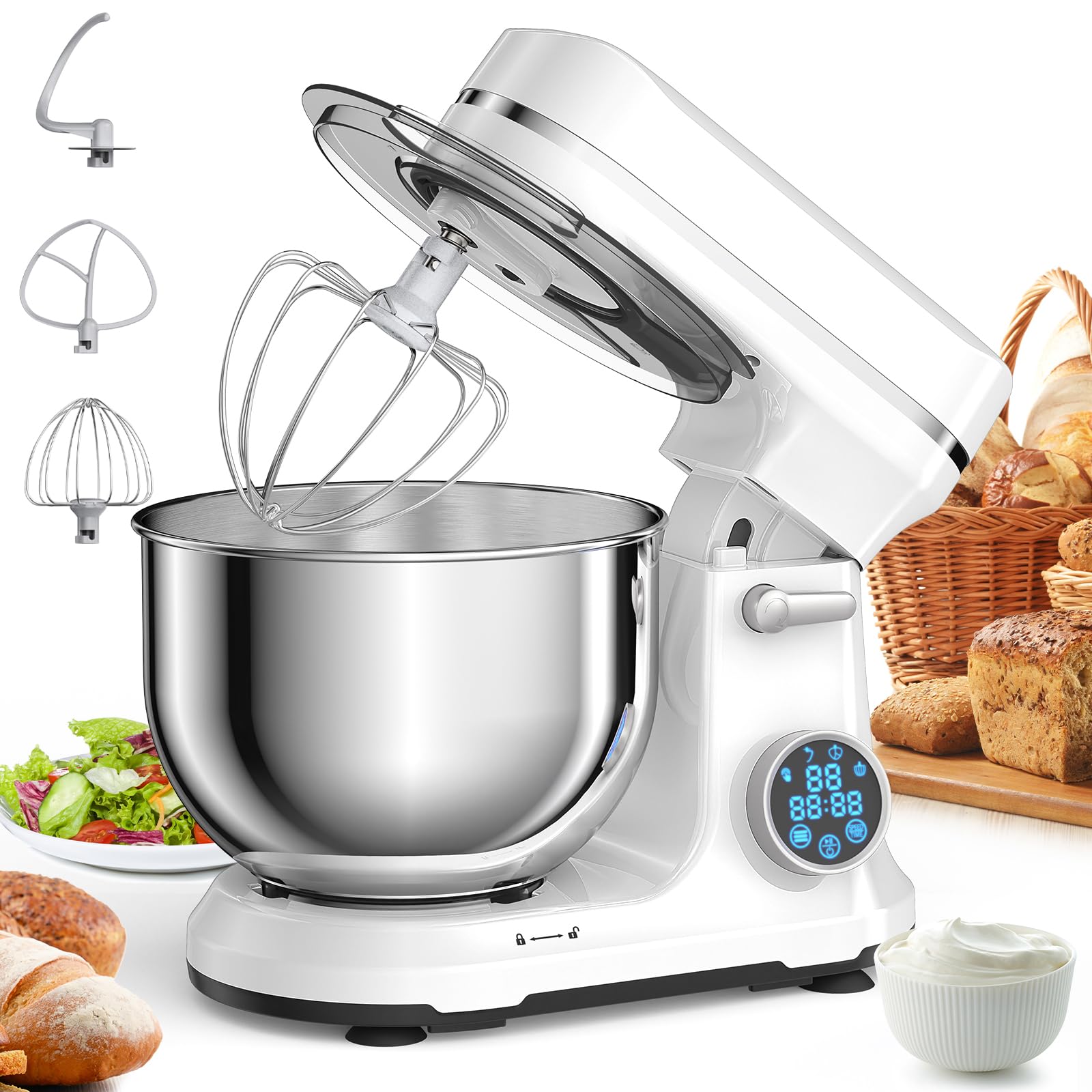 Mélangeurs de cuisine électriques 11 vitesses pour réussir vos pâtes