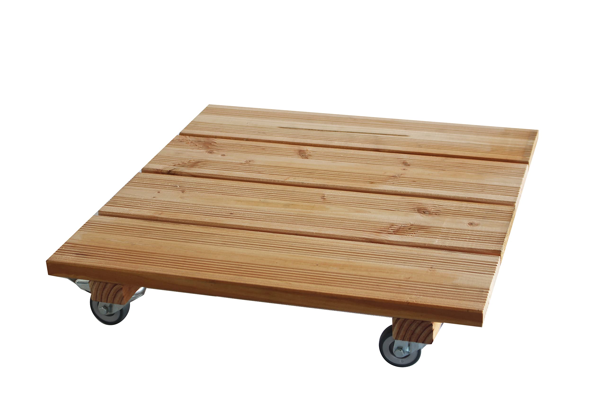 Pflanzenroller Premium PH200 200kg Vollholzroller aus Douglasienholz (500x500mm)