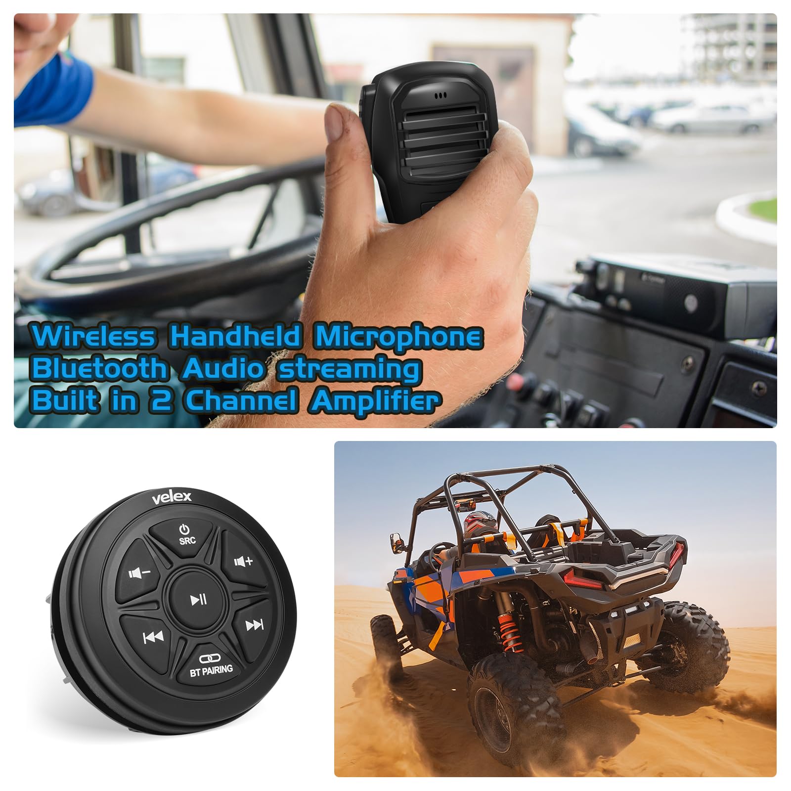 Amazon.com: Velex Bluetooth Audio Receiver, Waterproof Marine