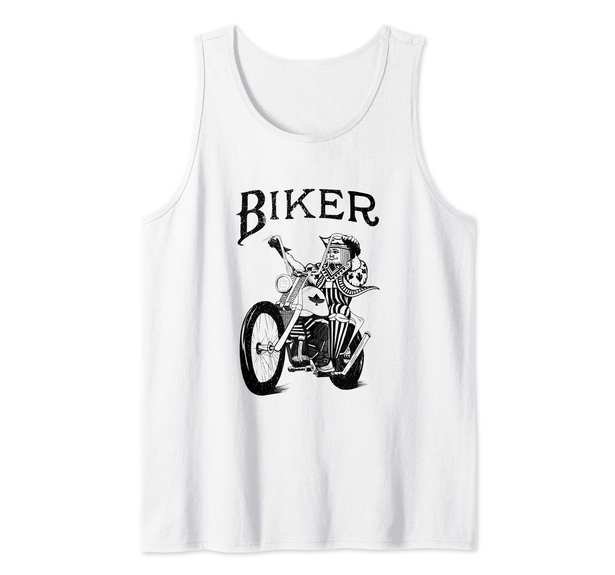 Biker - Joker Playing Card - Cardistry Artist, Magician Gift Tank Top