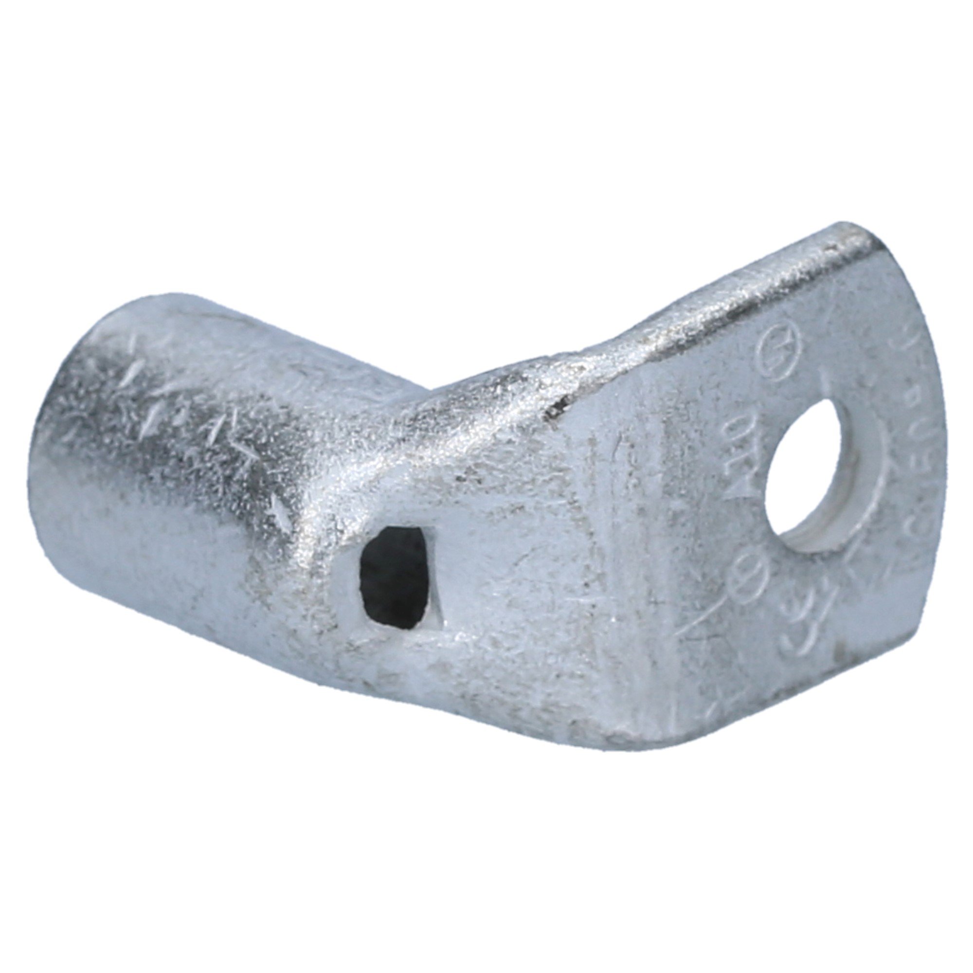 Cembre - 10x Cosse de Câble Coudée 90° A10-L8-50 mm² - M8 - Cuivre Étamé | Cosses à sertir non isolées avec trou de contrôle pour conducteurs en cuivre - Connecteur électrique pour auto et maison