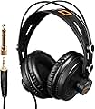 JOYO Studio Headphones Monitor Headphone for Recording Over Ear Noise Canceling for Guitar Cellphone Mixer Amplifier Podcast DJ and Keyboard Piano (JMH-02)