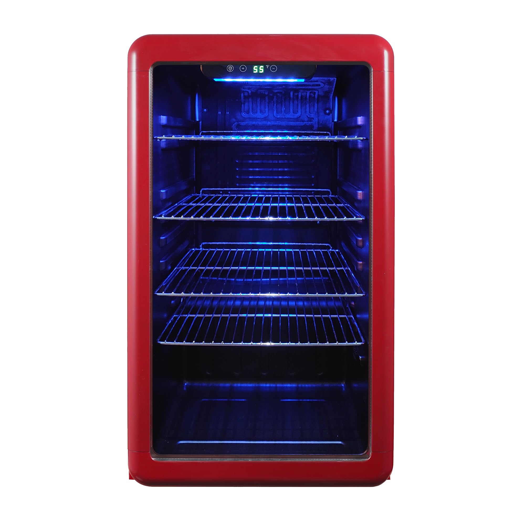 Magic Chef MCB34CHR Beverage Cooler, Red